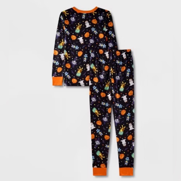 Kids' Bluey Halloween 2pc Tight Fit Pajama Set - Black - Picture 3 of 4